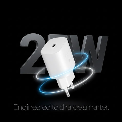 25W USB-C PD Fast Charger Adapter - Super Fast Charging for iPhone & Android