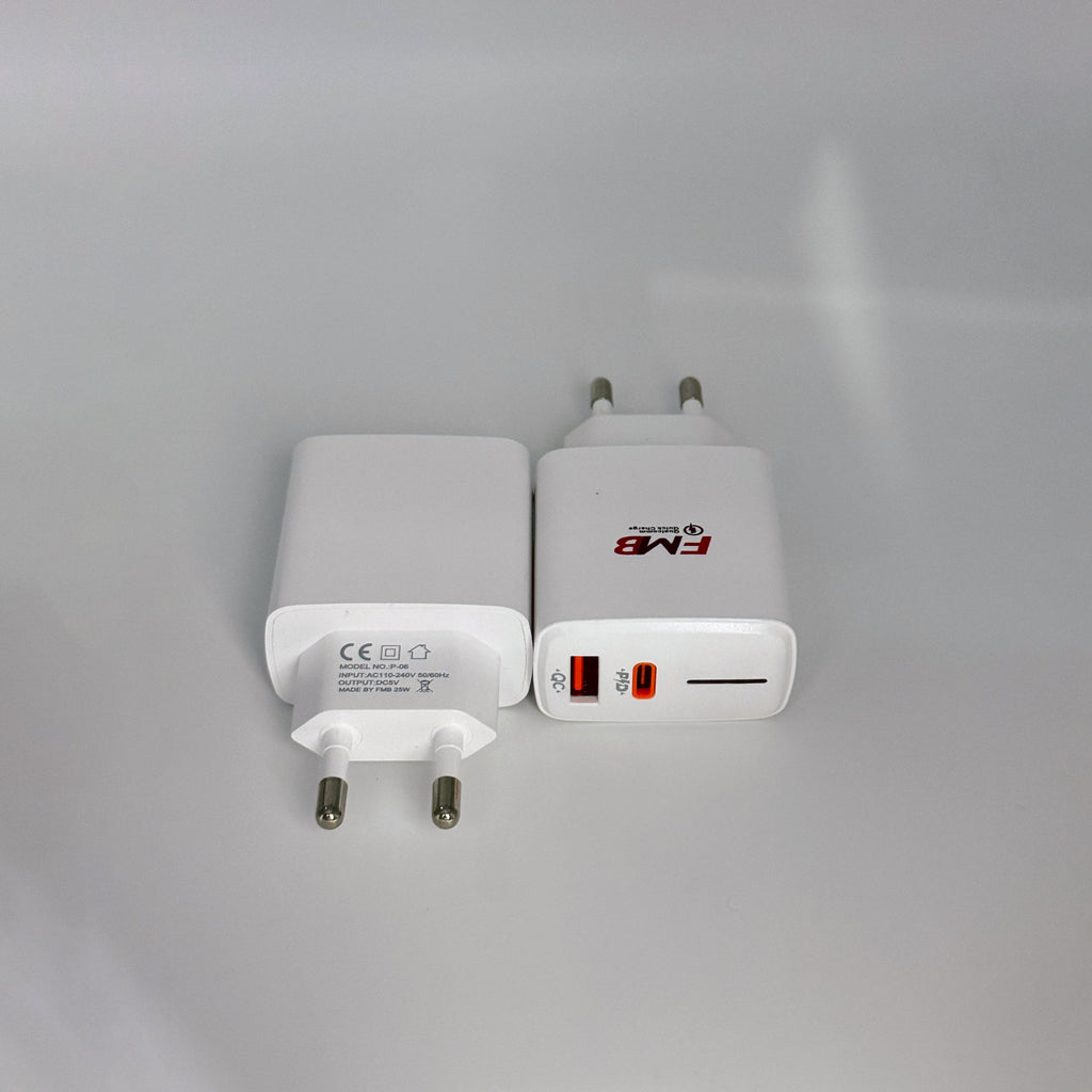 FMB 25W Dual port Fast Charger