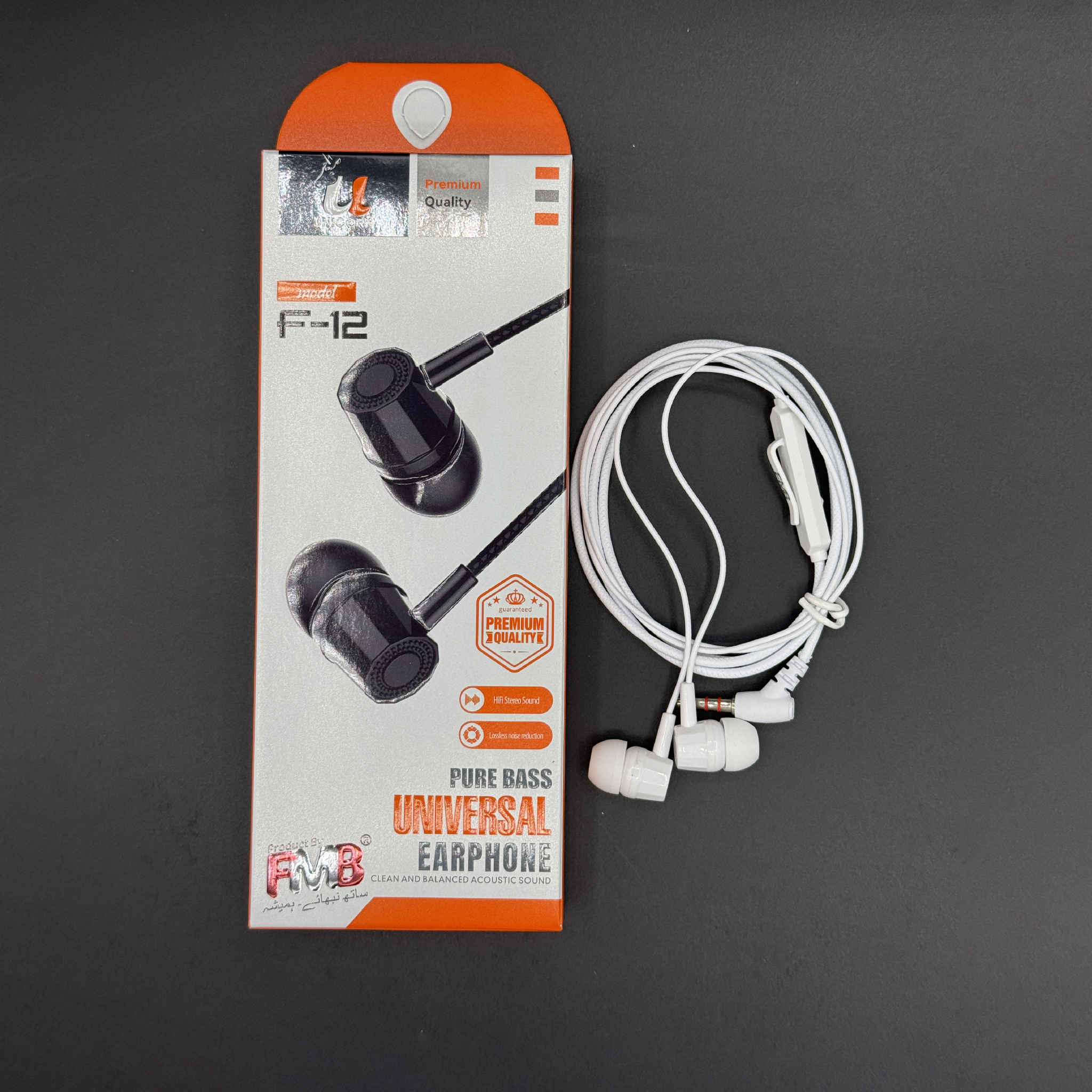 FMB Unicorn F-12 Pure Bass Universal Earphones.