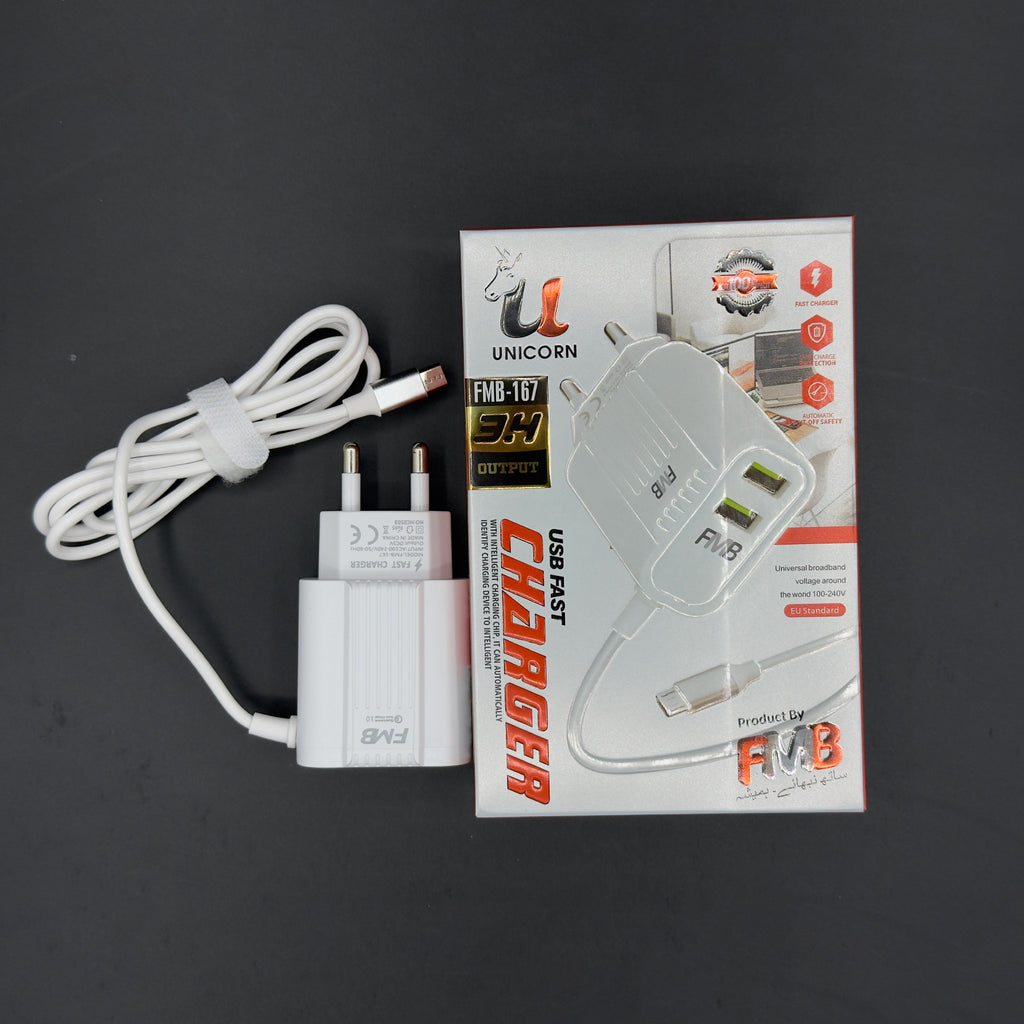 FMB Unicorn USB Fast Charger