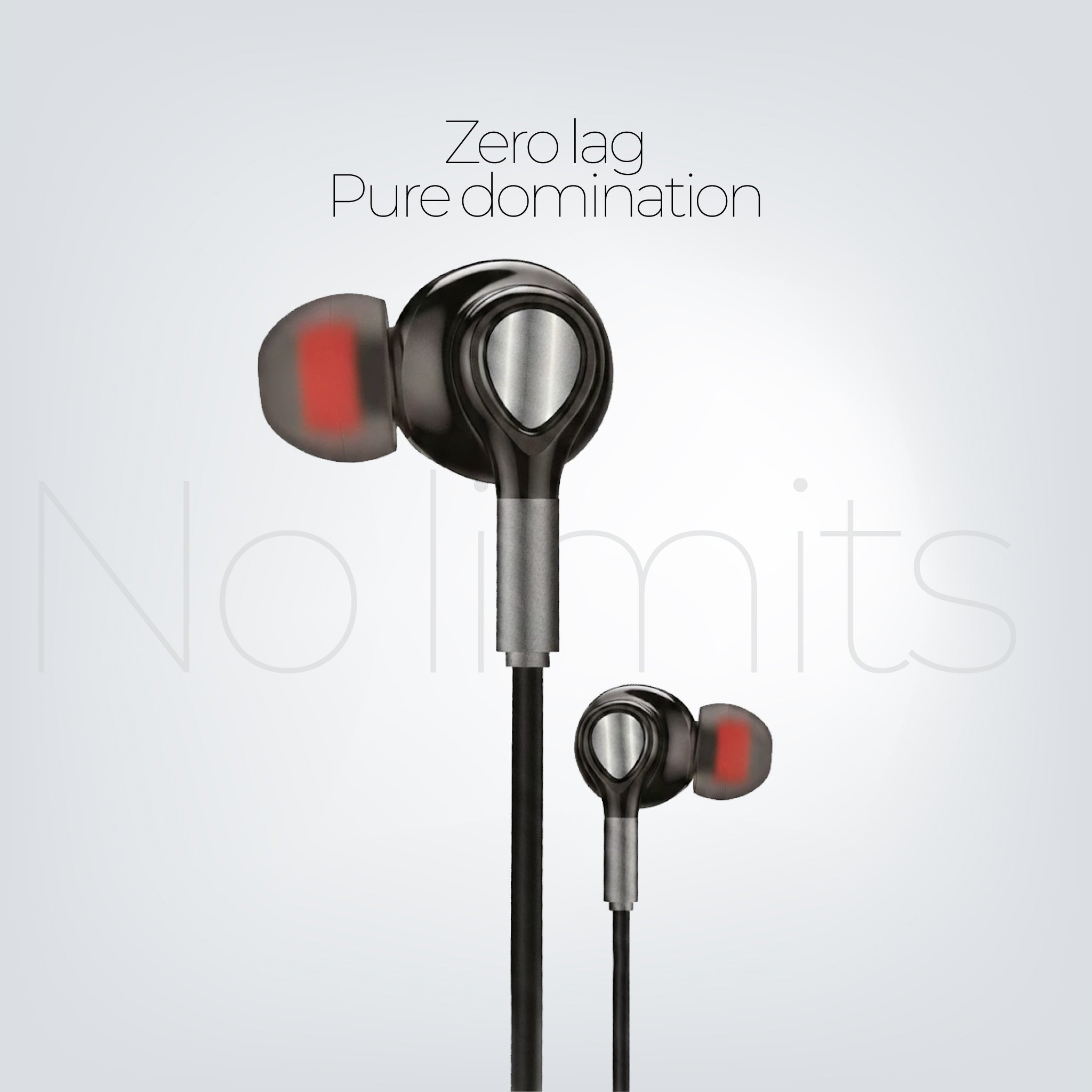 FMB ANF-92 Extra Bass Gaming Earphones - In-Ear Headset with Mic for Mobile & Console