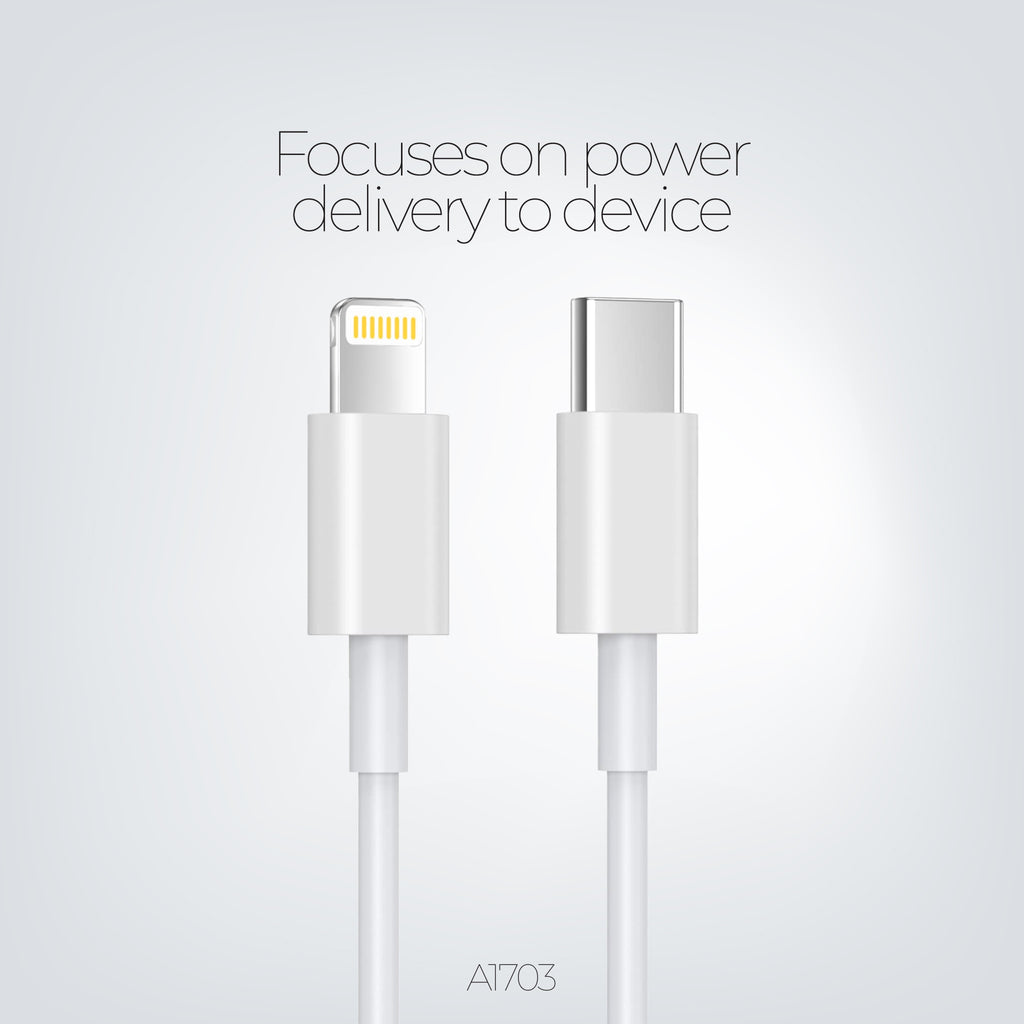 USB-C to Lightning Cable - Fast Charging PD Cable for iPhone & iPad 1M