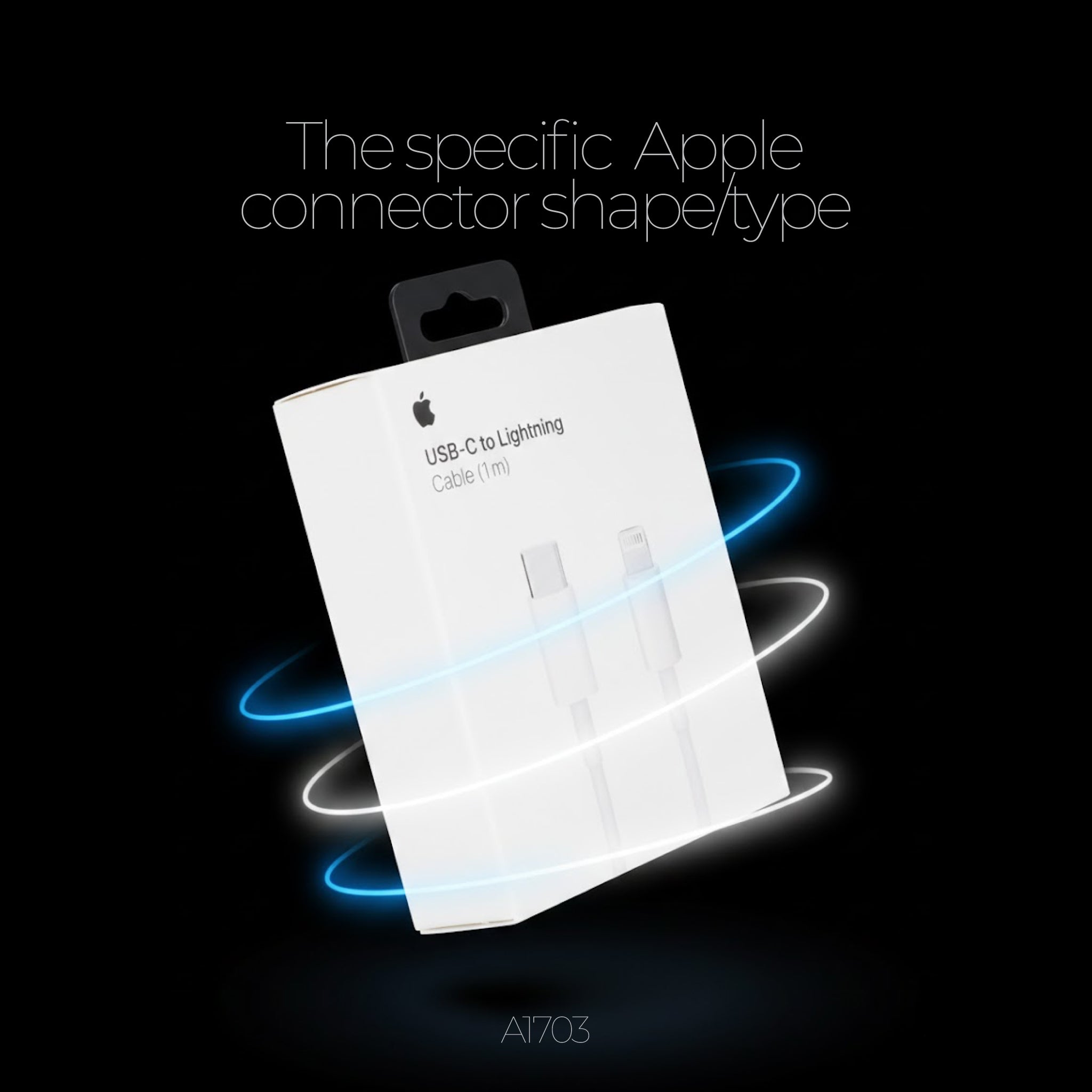 USB-C to Lightning Cable - Fast Charging PD Cable for iPhone & iPad 1M